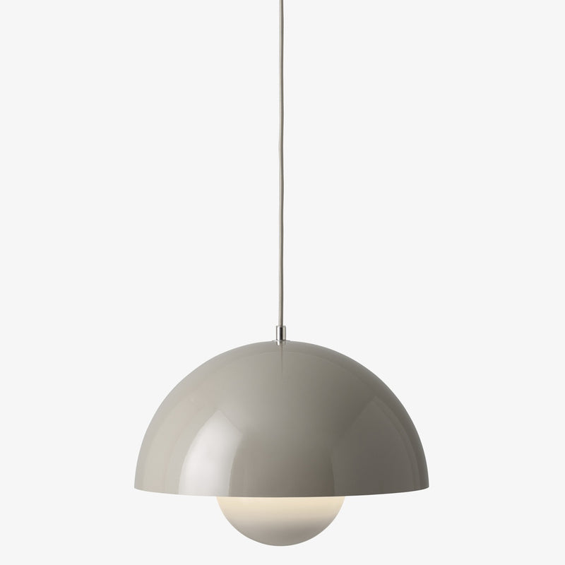 Flowerpot VP7 Pendant Grey Beige By And Tradition