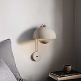 Flowerpot VP8 Plug In Wall Sconce Grey Beige By And Tradition Lifestyle View