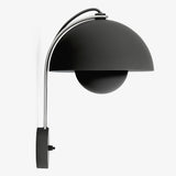 Flowerpot VP8 Plug In Wall Sconce Matt Black By And Tradition