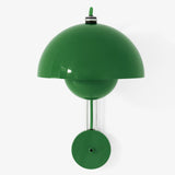Flowerpot VP8 Plug In Wall Sconce Signal Green By And Tradition