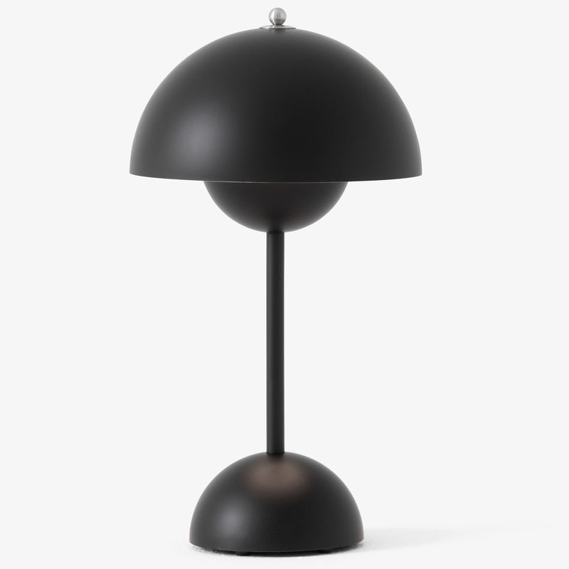 Flowerpot VP9 Portable Table Lamp Matt Black By And Tradition