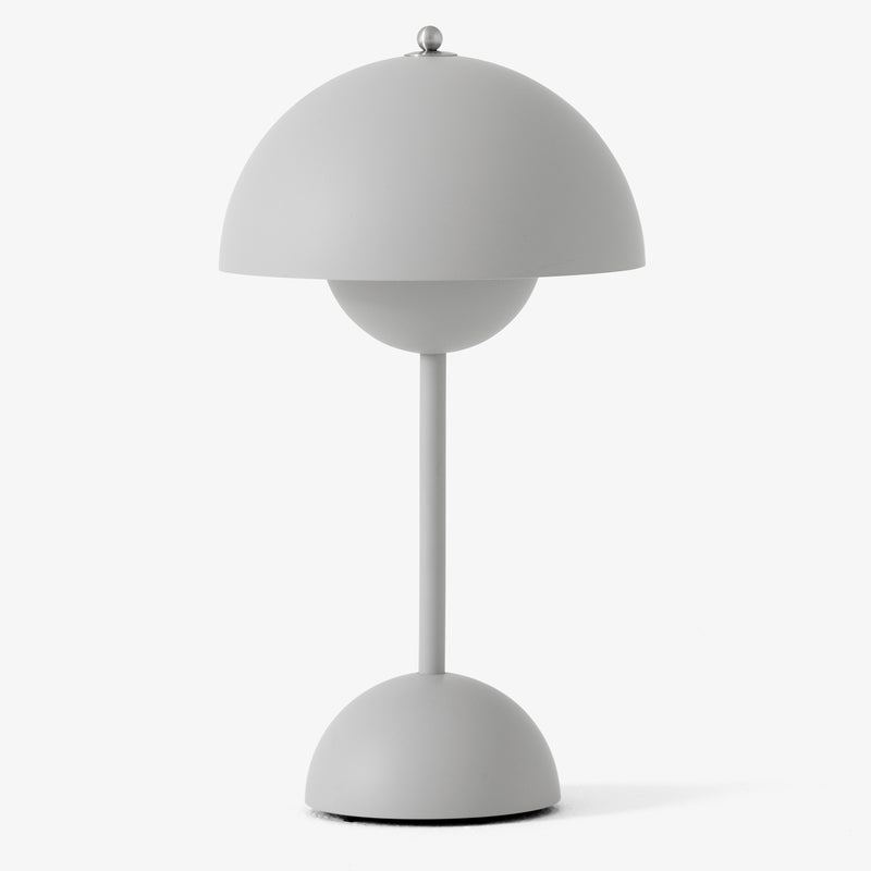 Flowerpot VP9 Portable Table Lamp Matt Light Grey By And Tradition