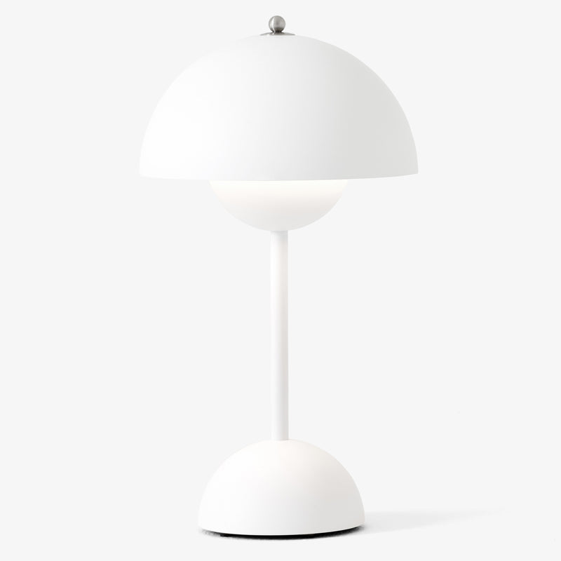 Flowerpot VP9 Portable Table Lamp Matt White By And Tradition