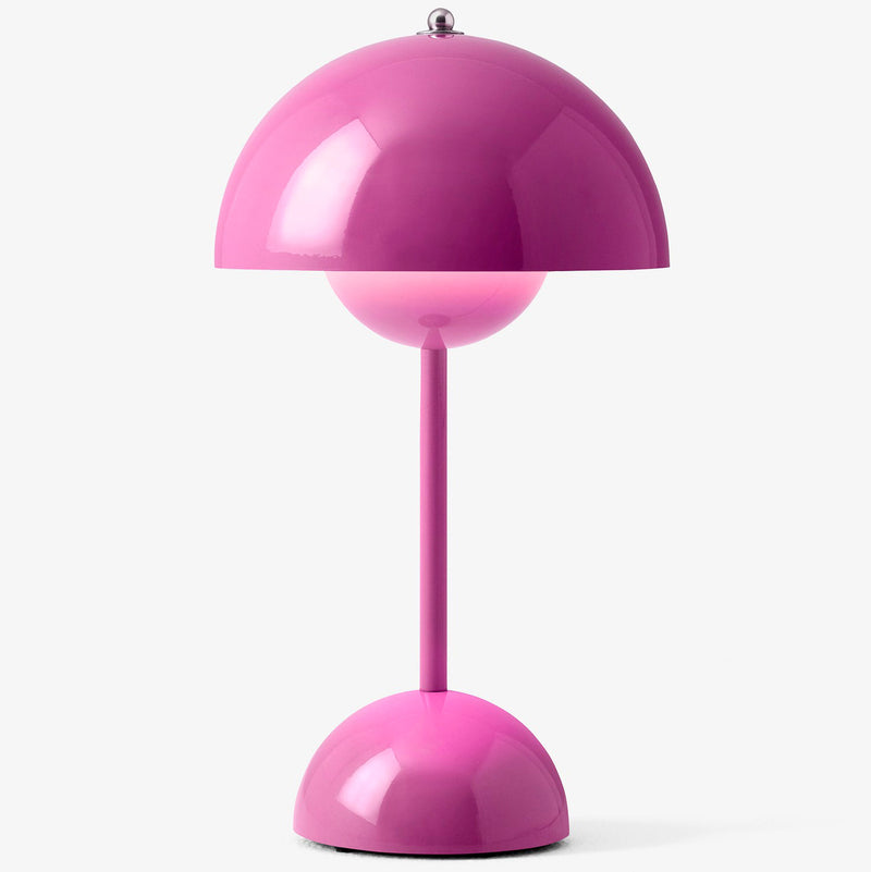 Flowerpot VP9 Portable Table Lamp Tangy Pink By And Tradition