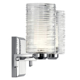 Giarosa Wall Sconce 2 Lights By Kichler Side View