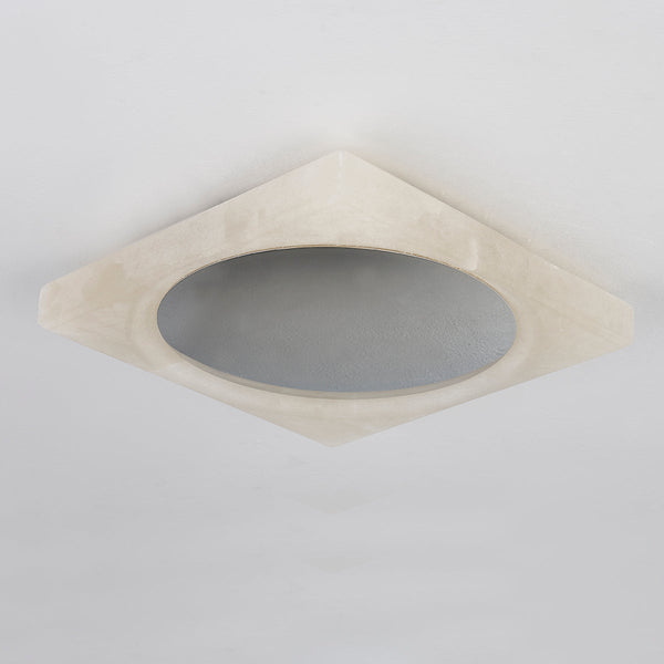 Hamel LED Flush Mount Burnished Nickel By Corbett Front View