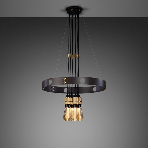 Hero Light Chandelier Medium Brass By Buster And Punch