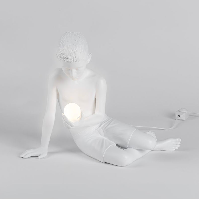 Innerglow Mini Boy Table Lamp By Seletti- Lifestyle View