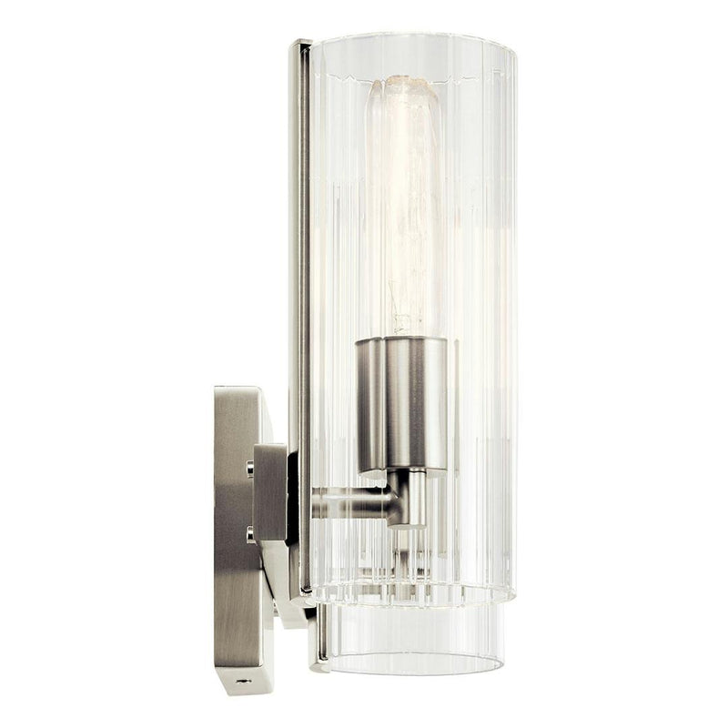 Jemsa Vanity Light 2 Lights Brushed Nickel By Kichler Side View