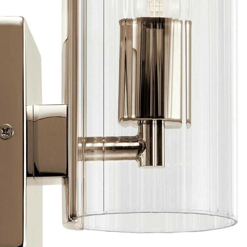 Jemsa Wall Sconce Polished Nickel By Kichler Detailed View1