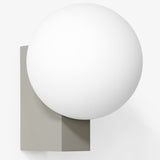 Journey Wall Light Silk Grey By And Tradition Side View