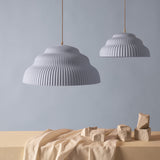 Kaskad Pendant Medium Light Blue By Schneid Studio Lifestyle View