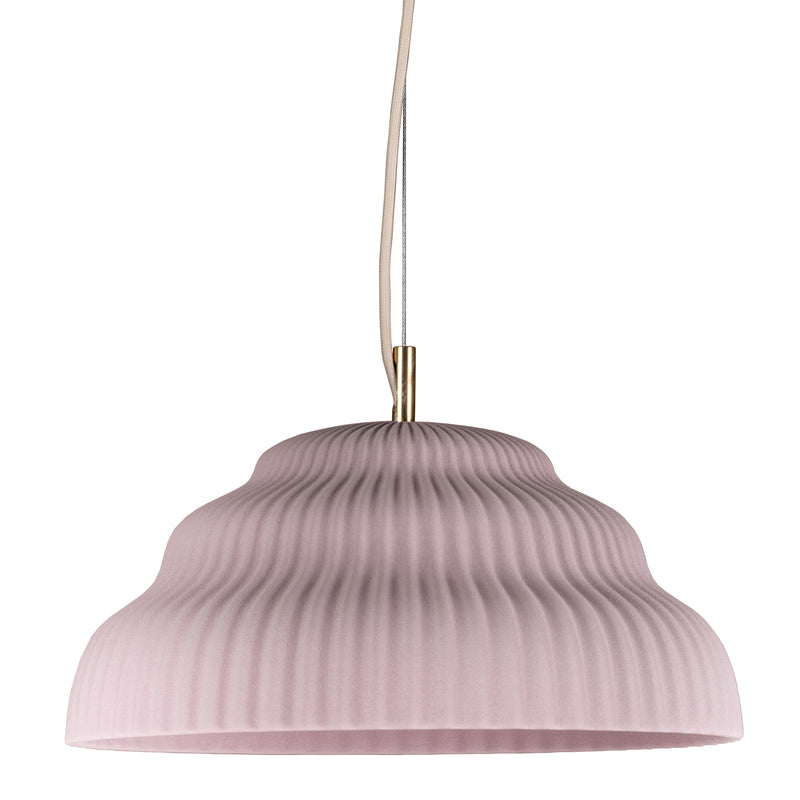 Kaskad Pendant Medium Cloud Pink By Schneid Studio 