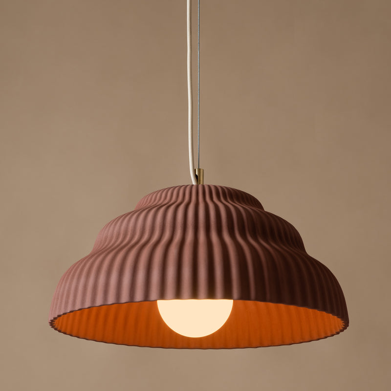 Kaskad Pendant Medium Rust By Schneid Studio Detailed  View