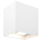 LEDWALL G CC Square Directional Wall Sconce White By DALS
