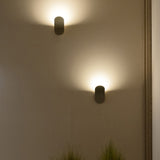 Lik Plus Outdoor Wall Sconce Greige By AXO Light With Light