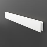 Lineaflat Wall Ceiling Light Dual Large Textured White Powder Coat By CDL