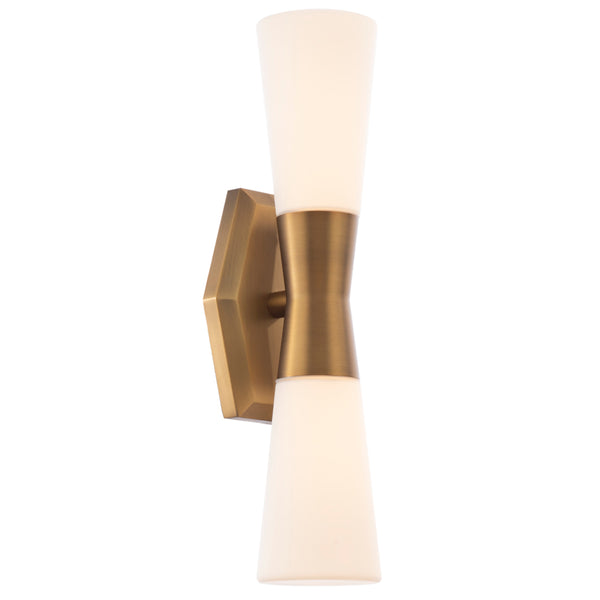 Locke Bath and Vanity Light Aged Brass By WAC Lighting