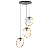 Lugano Multi Light Pendant 3 Lights By Artcraft