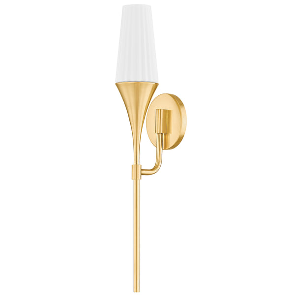 Luisa Wall Sconce Aged Brass By Mitzi