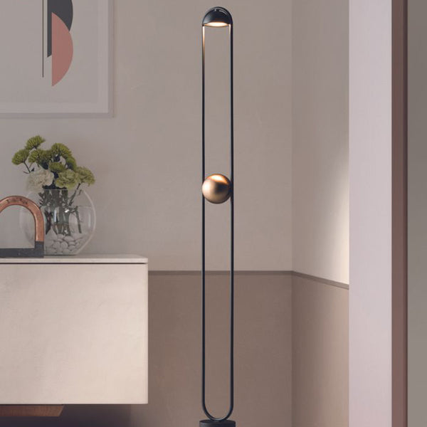 Luppiter STL 1 11 Metal Sphere Floor Lamp By Masiero1