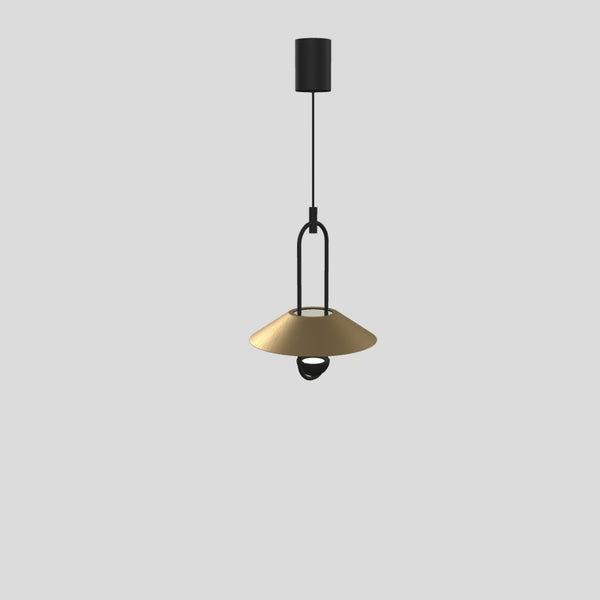 Luppiter Suspension By Masiero, Medium, Finish: Brushed Pure Gold,  , | Casa Di Luce Lighting