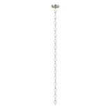 Marni Beaded Chandelier Polished Nickel Large DC By Alora Marini  Vertical View