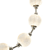 Marni Beaded Chandelier Polished Nickel Small DC By Alora Marini Detailed View