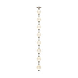 Marni Beaded Chandelier Polished Nickel Small RT By Alora Marini  Vertical View
