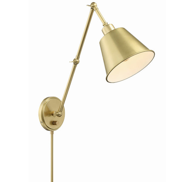 Mitchell Task Light Aged Brass By Crystorama