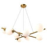 Modena Chandelier Medium Plated Brushed Brass By Artcraft