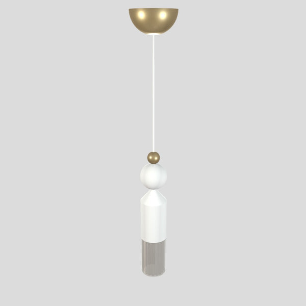 Nappe N4 Pendant Lamp By Masiero, Finish: Matt White,  , | Casa Di Luce Lighting