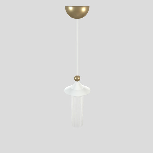 Nappe N6 Pendant Lamp By Masiero, Finish: Matt White,  , | Casa Di Luce Lighting