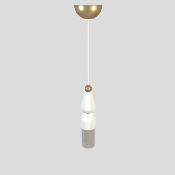 Nappe N7 Pendant Lamp By Masiero, Finish: Matt White,  , | Casa Di Luce Lighting