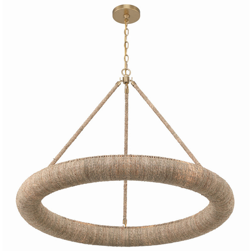 Oakley Ring Chandelier Medium By Crystorama Down View