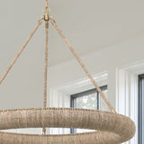 Oakley Ring Chandelier Medium By Crystorama Lifestyle View1