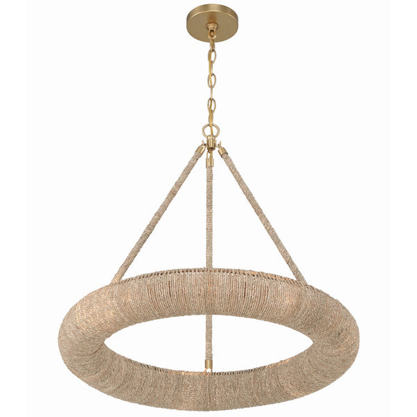 Oakley Ring Chandelier Small By Crystorama Down View