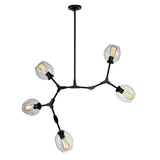 Organic Chandelier Black Small By Artcraft