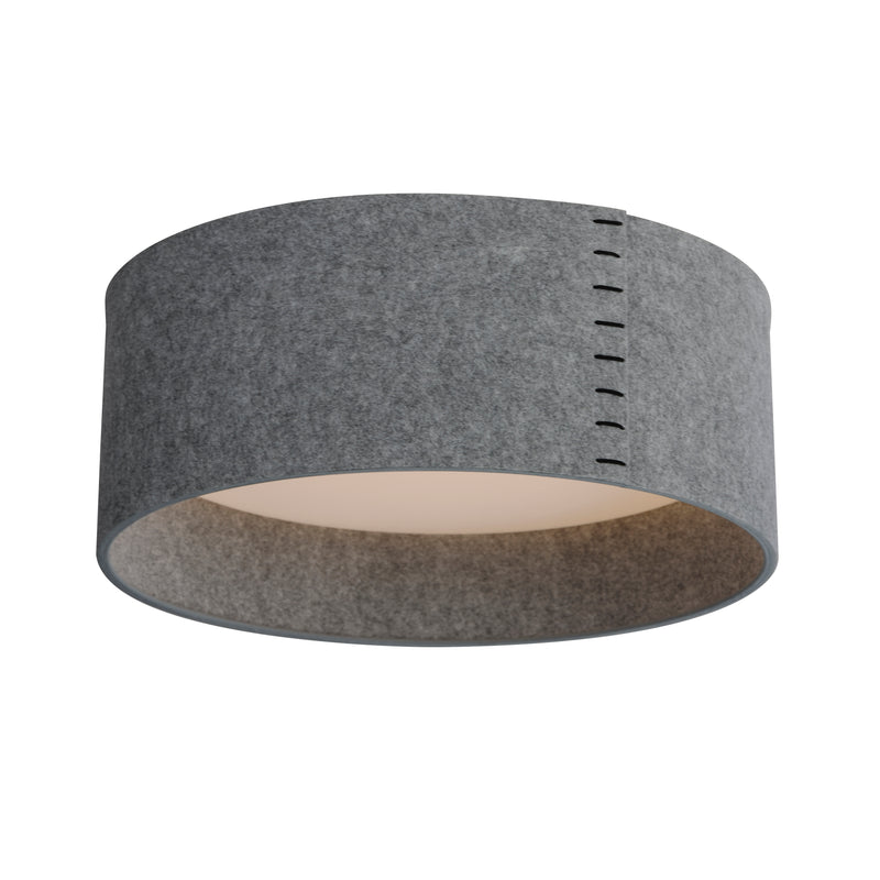 PRIME ACOUSTIC 20" LED FLUSH MOUNT BY MAXIM LIGHTING, SIZE: SMALL, FINISH: GRAY, , | CASA DI LUCE LIGHTING