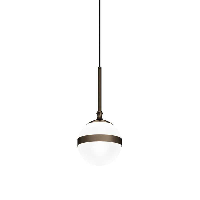 Peggy SP Single Pendant by Vistosi, Finis: Antique Bras, Color: White, ,| Casa Di Luce Lighting