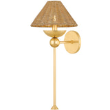 Perilla Wall Sconce Aged Brass By Mitzi