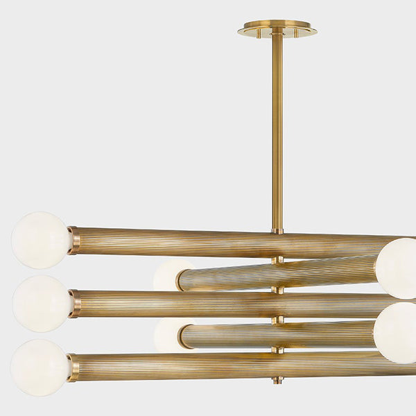 Pienza Chandelier By Corbett Side View