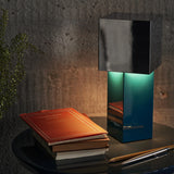 Pivot Portable Lamp Blue Silver By And Tradition Lifestyle View2
