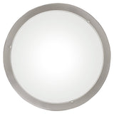 Planet Flushmount Medium Satin Nickel By Eglo