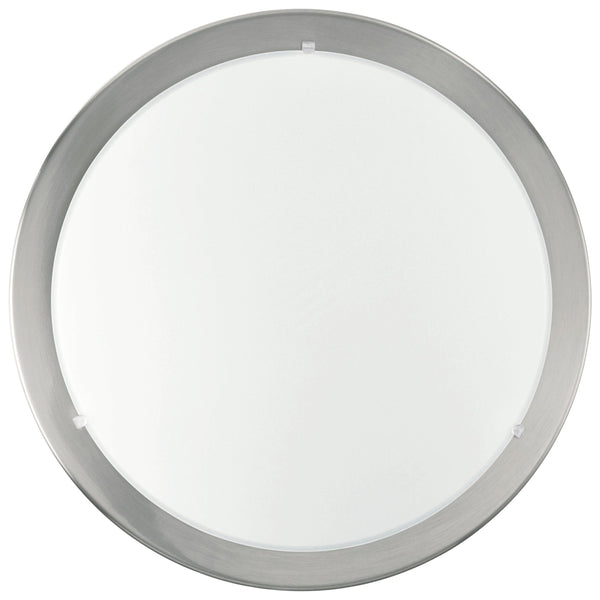 Planet Flushmount Small Satin Nickel By Eglo