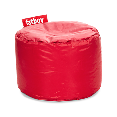 Point Pouf Ottoman Red By Fatboy