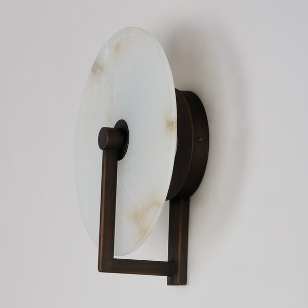 Quarry LED Wall Sconce Dark Bronze By Maxim Lighting Side View