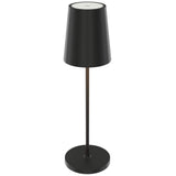 RTL 3C Outdoor Rechargeable Table Lamp Black By DALS