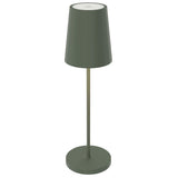 RTL 3C Outdoor Rechargeable Table Lamp Sage Green By DALS