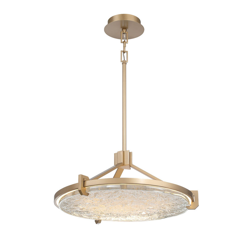Raffinato Chandelier Brushed Gold Small By Lib And Co Side View